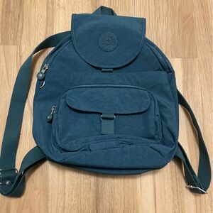 Kipling Queenie Small Backpack in Night Teal Tonal